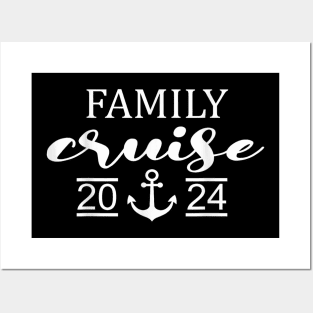 Family Cruise 2024 Family Vacation Matching for Cruise 2024 Posters and Art